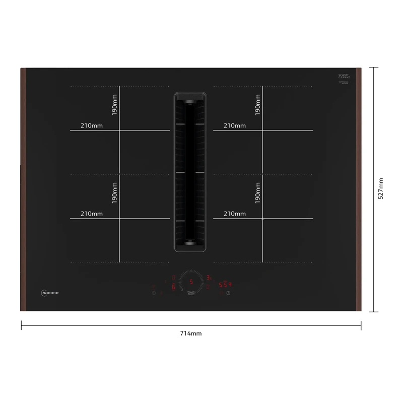 Neff V57YHQ4C0 N70 Flex Design Induction Venting Hob