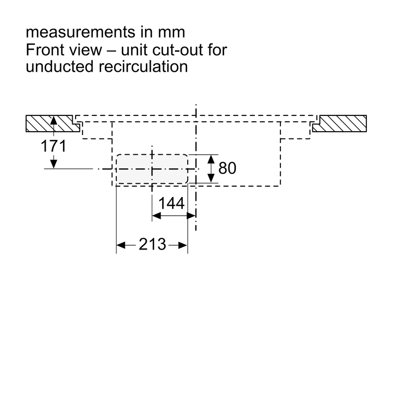 Neff V58PHQ4C0 N70 Venting FlexInduction Hob