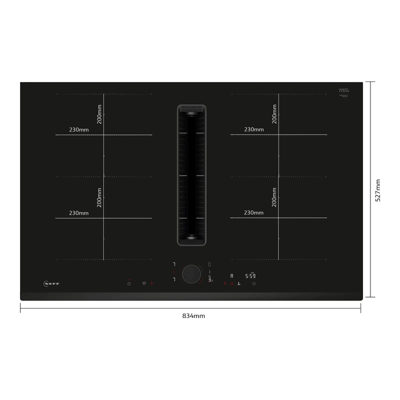 Neff V68FUX4L0 N90 Venting FlexInduction Hob