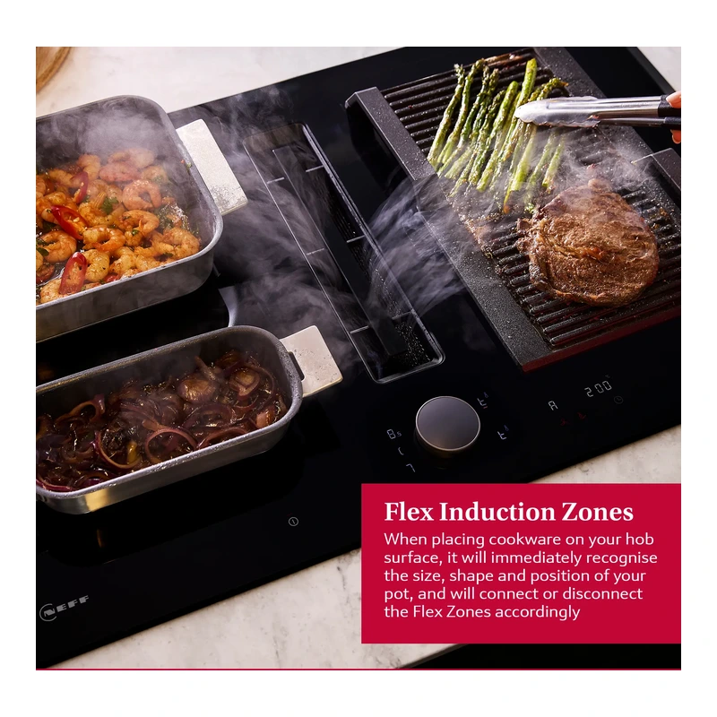 Neff V68YYX4C0 N70 Flex Design FlexInduction Venting Hob