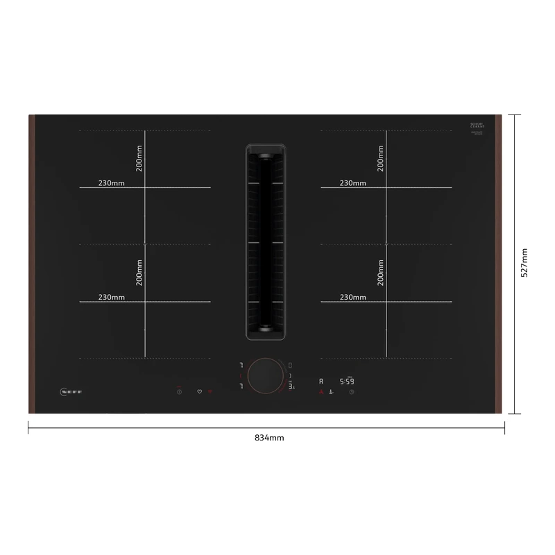 Neff V68YYX4C0 N70 Flex Design FlexInduction Venting Hob
