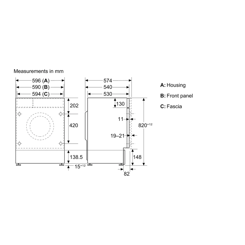 Neff V8340X0GB Washer Dryer