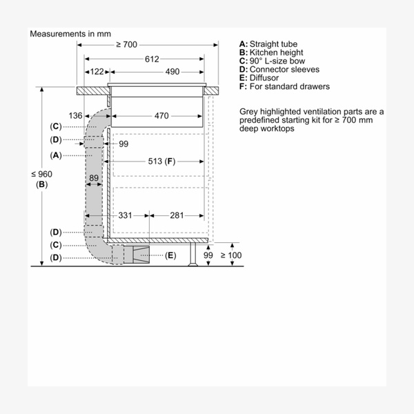 Neff Z861KR0 Recirculation Starter Kit
