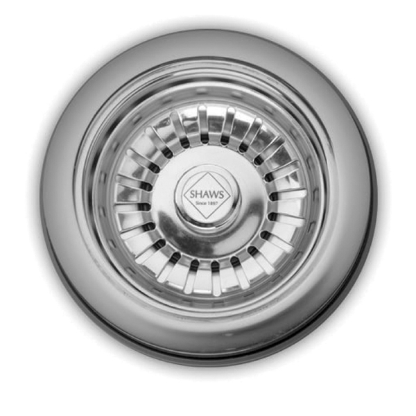 Shaws of Darwen FT2900017 Shaws 90mm Basket Strainer Brushed Nickel
