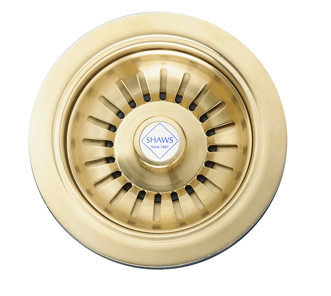 Shaws of Darwen FT2900028X2 Shaws 2 x FT2900028 90mm Basket Strainer Waste Antique Bronze