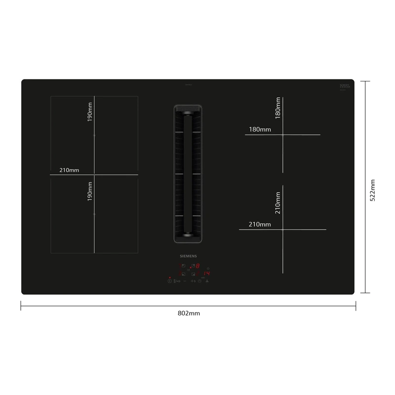 Siemens ED811BS16E iQ300 Venting Induction Hob