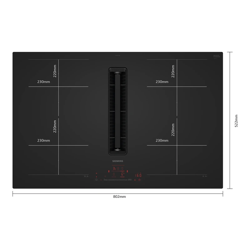 Siemens EX81AHL26E iQ700 Venting FlexInduction Hob