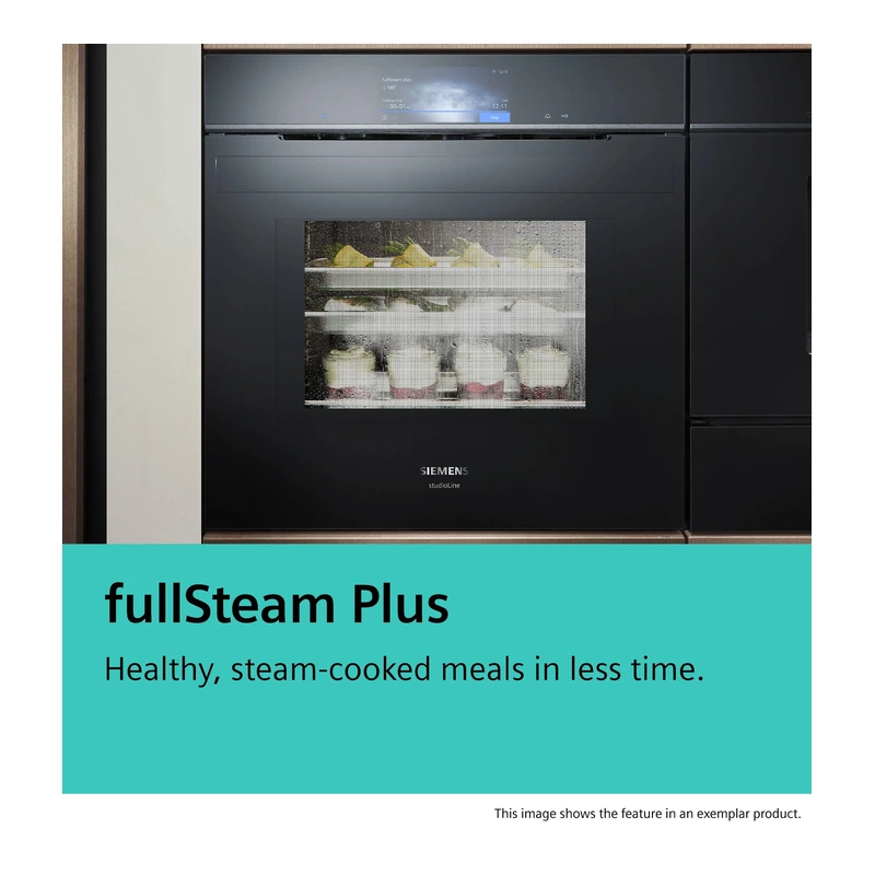 Siemens HS758G3B1B iQ700 Single Oven inc Full Steam