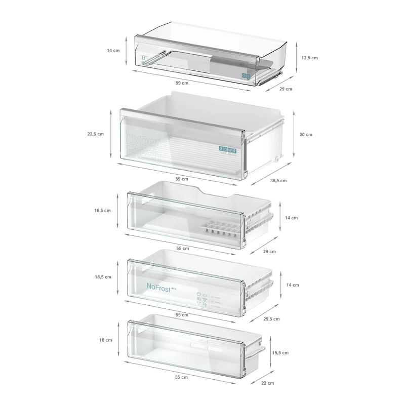 Siemens KB96NADD1 iQ500 Fridge Freezer