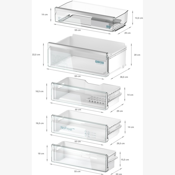 Siemens iQ500 Fridge Freezer