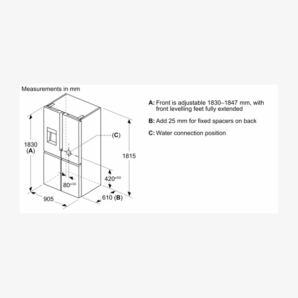 Siemens iQ700 Fridge Freezer