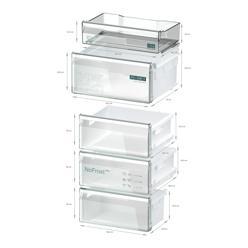 Siemens KG36NVICG iQ300 Fridge Freezer