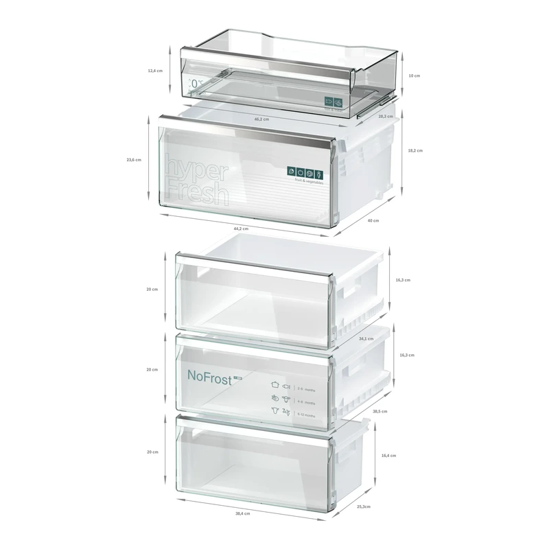 Siemens KG39NAIAU iQ500 Fridge Freezer