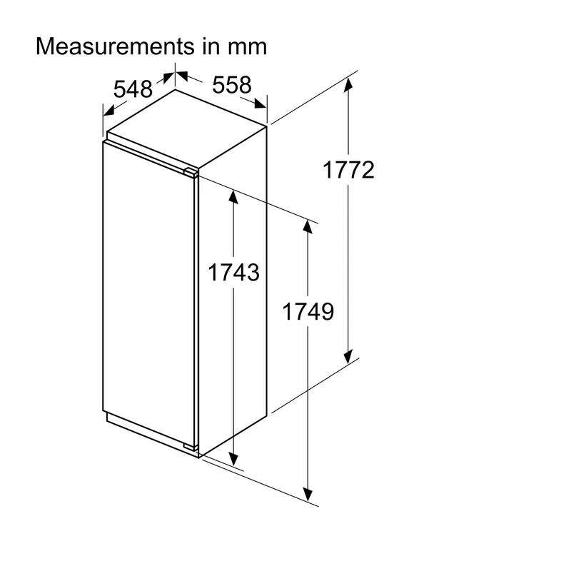 Siemens KI81RADD0G iQ500 Larder Fridge
