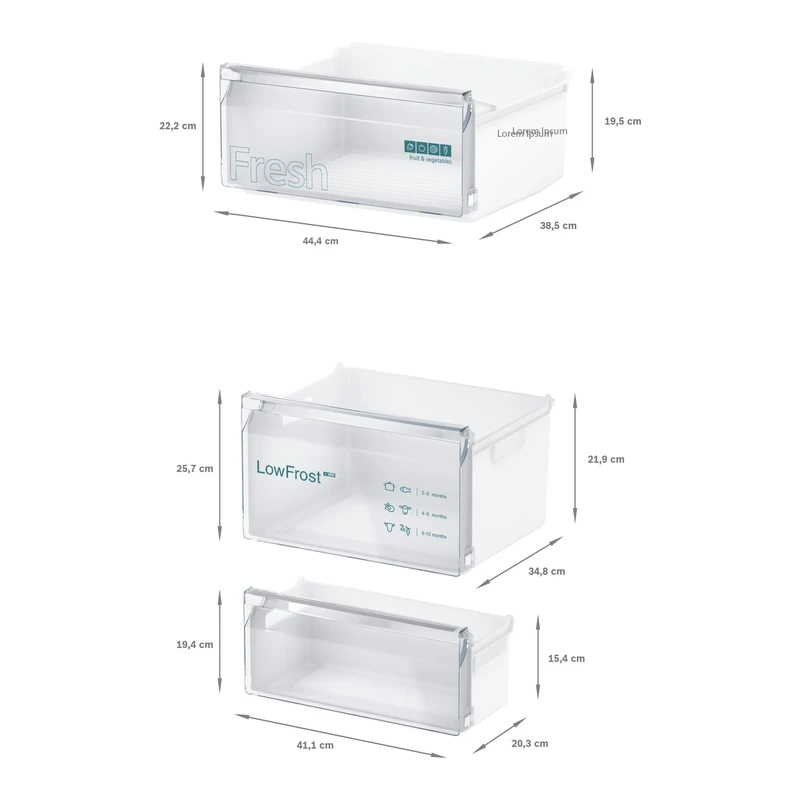 Siemens KI87VNSE0G iQ100 Fridge Freezer