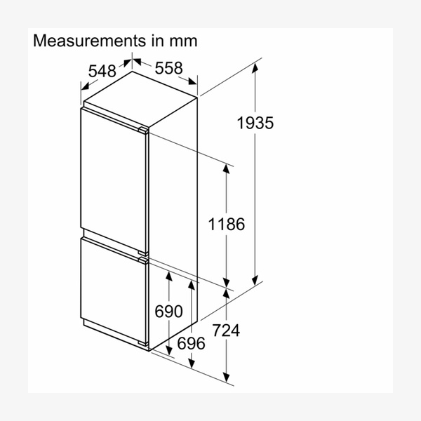 Siemens iQ300 Fridge Freezer