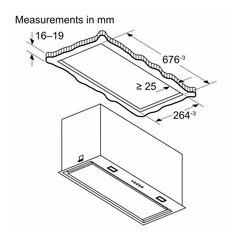 Siemens LB77NAC60B iQ500 Canopy Hood