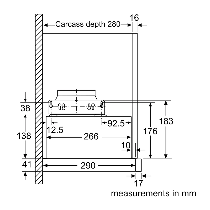 Siemens LI94MA531B iQ300 Telescopic Hood