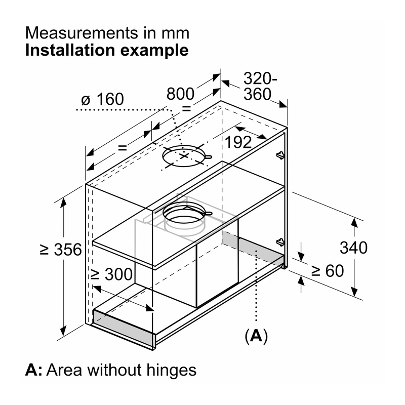 Siemens LJ88BET60B iQ700 Canopy Hood
