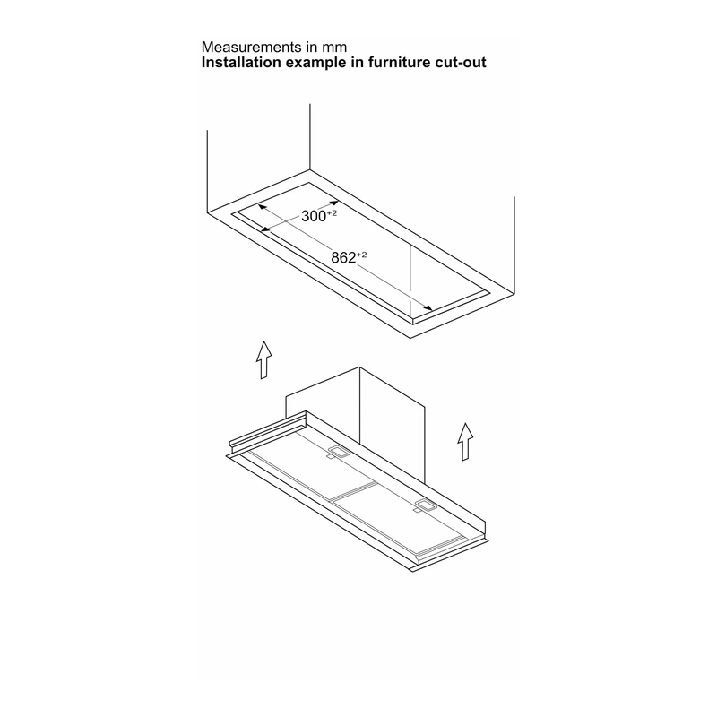 Siemens LJ95BCC60B iQ300 Canopy Hood