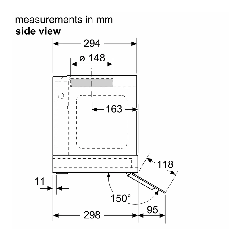 Siemens LJ97BAM60B iQ500 Canopy Hood