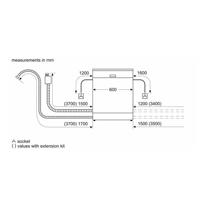 Siemens SN61HX02TG iQ100 Dishwasher