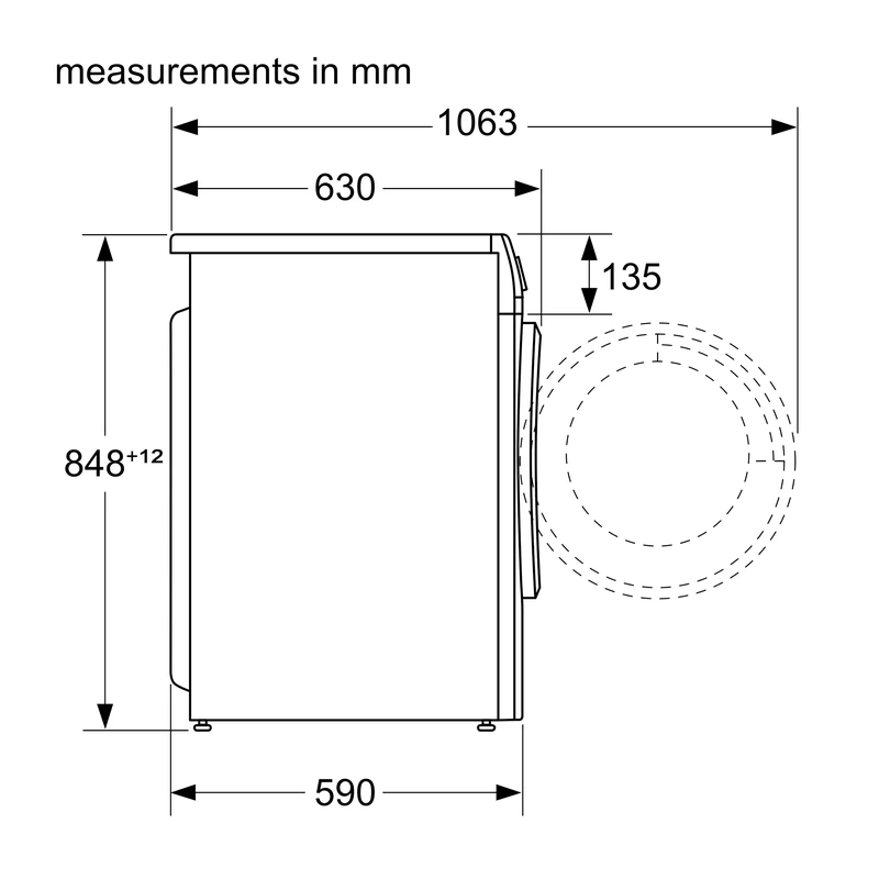 Siemens WN34A1U8GB iQ300 Washer Dryer