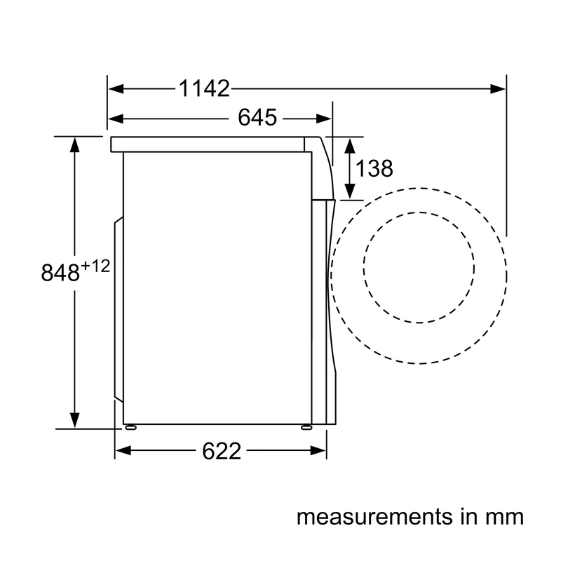 Siemens WN54C2ATGB iQ700 Washer Dryer