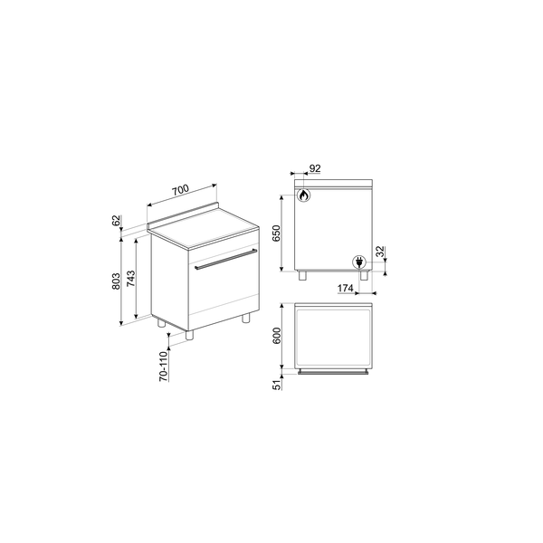 Smeg Symphony Dual Fuel Cooker