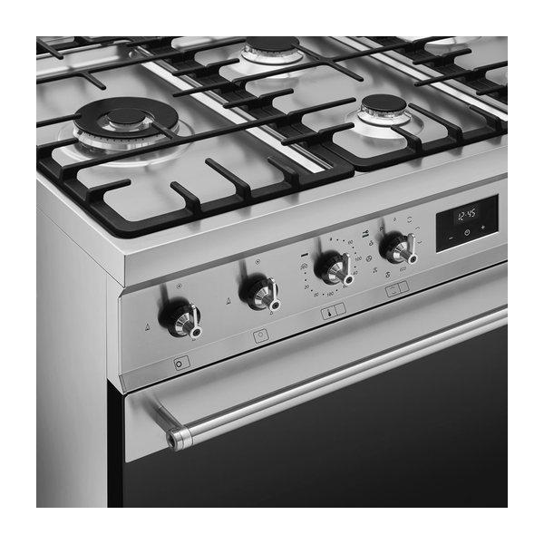 Smeg Pyro Freestanding Dual Fuel Range Cooker