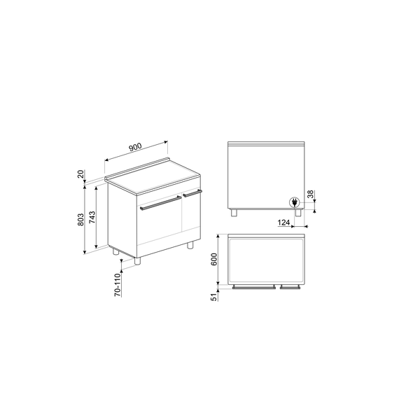 Smeg Symphony Dual Fuel Range Cooker