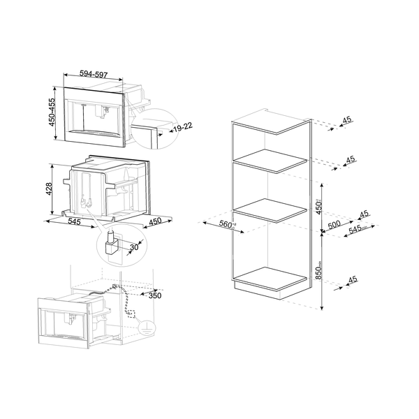 Smeg Classic Coffee Machine