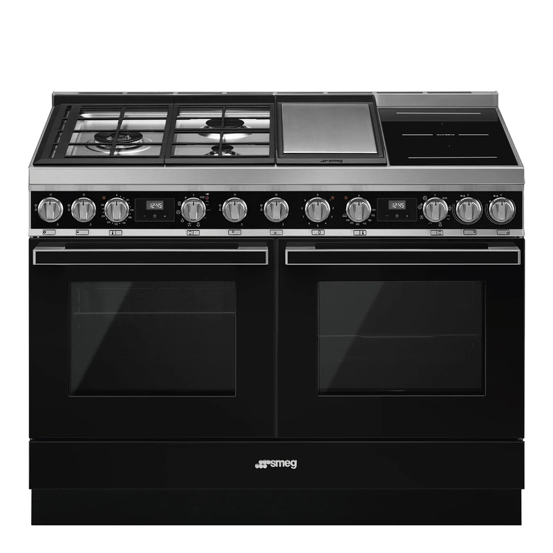 Smeg CPF120IGM Portofino Dual Fuel Range Cooker