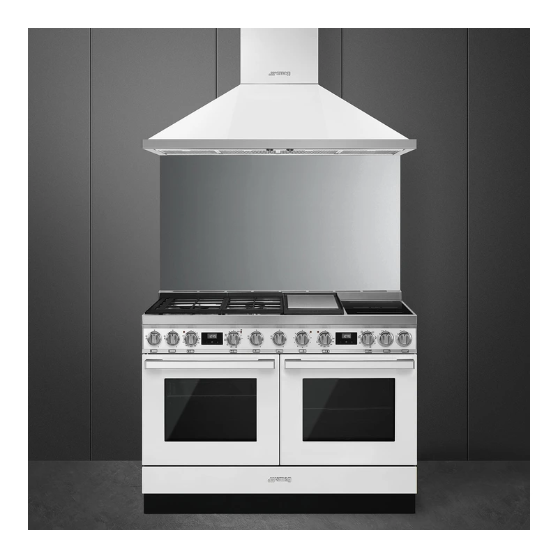 Smeg CPF120IGMPWH Portofino Dual Fuel Range Cooker