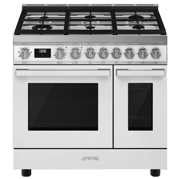 Smeg CPF92GM Portofino Dual Fuel Range Cooker