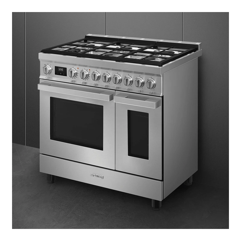 Smeg CPF92GM Portofino Dual Fuel Range Cooker