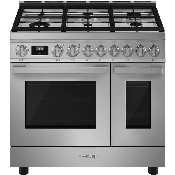 Smeg CPF92GM Portofino Dual Fuel Range Cooker