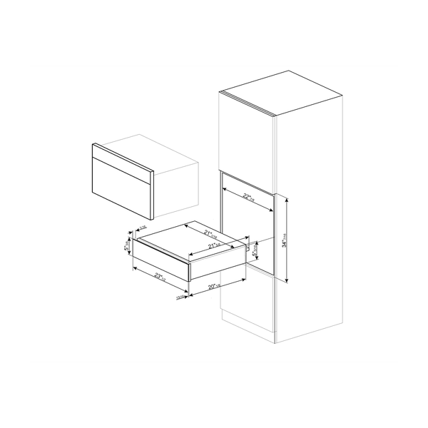 Smeg Classic Sommelier Drawer
