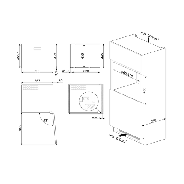 Smeg Linea Compact Winecellar
