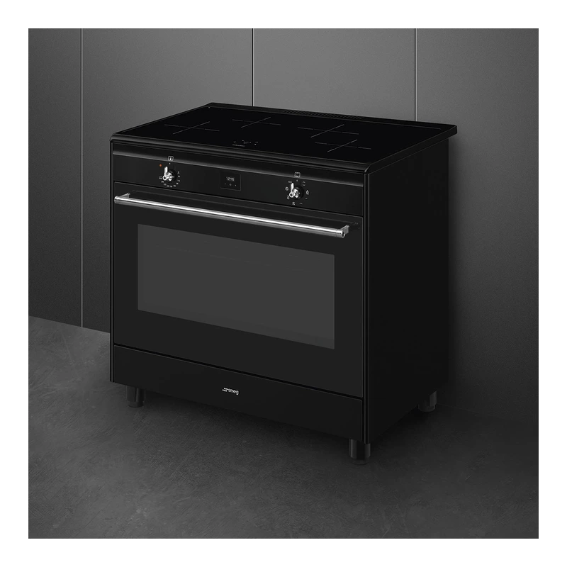 Smeg CX91IMBL Induction Range Cooker