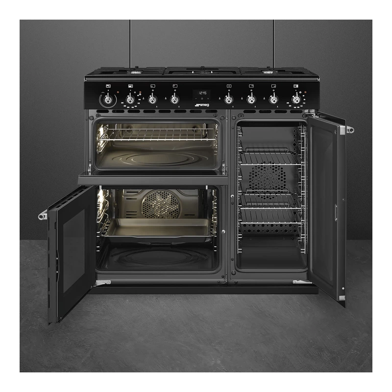 Smeg CX93GMBL Concert Dual Fuel Range Cooker