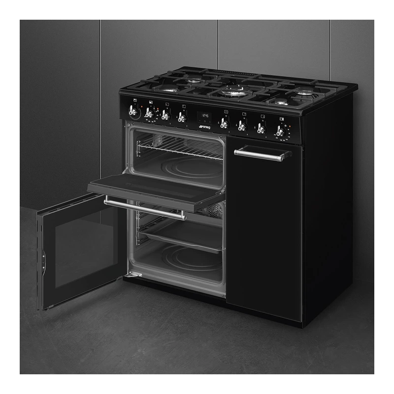 Smeg CX93GMBL Concert Dual Fuel Range Cooker