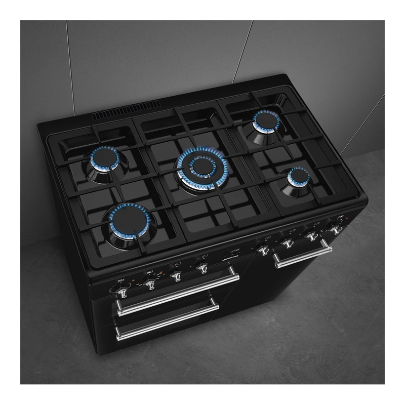 Smeg CX93GMBL Concert Dual Fuel Range Cooker