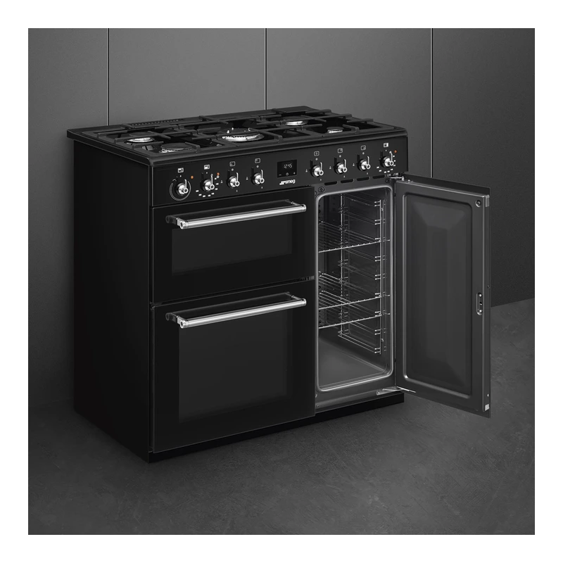 Smeg CX93GMBL Concert Dual Fuel Range Cooker