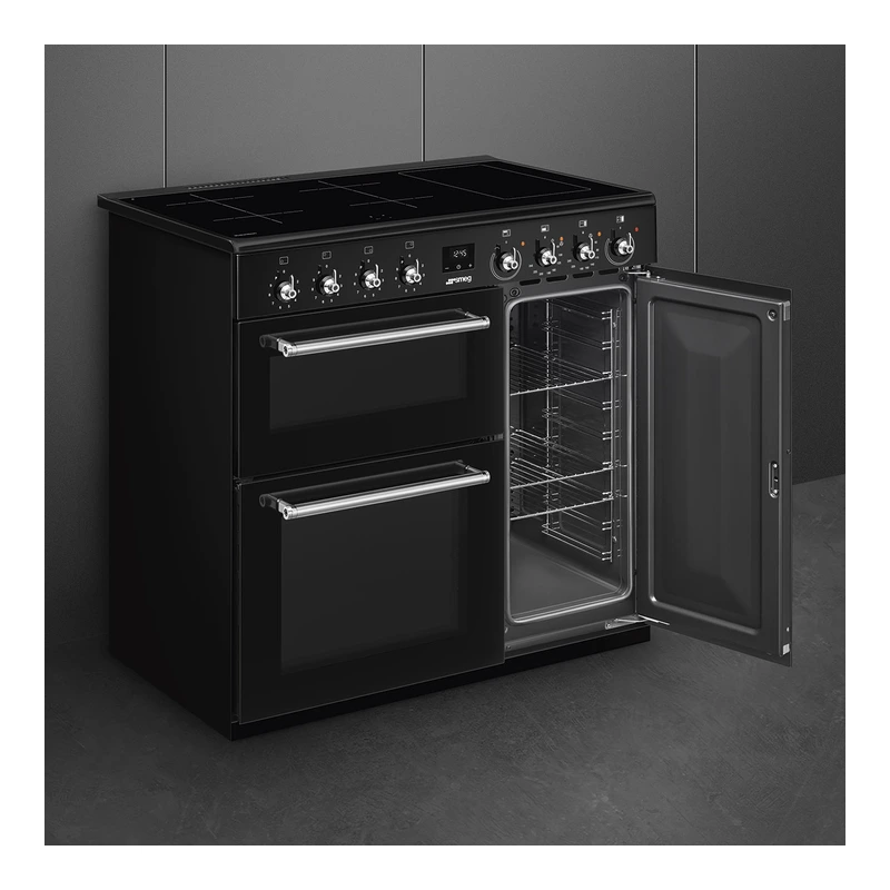 Smeg CX93IMBL Concert Induction Range Cooker