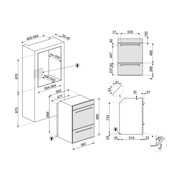 Smeg Classic Double Oven