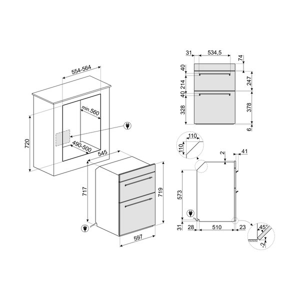 Smeg Classic Double Oven