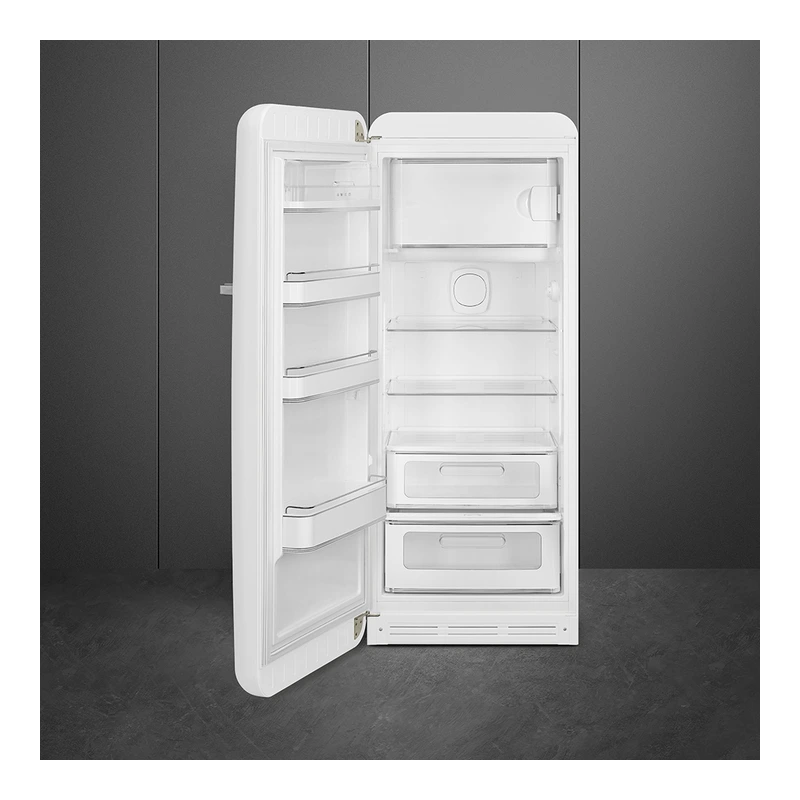 Smeg FAB28LWH6UK 50's Style Fridge with Icebox