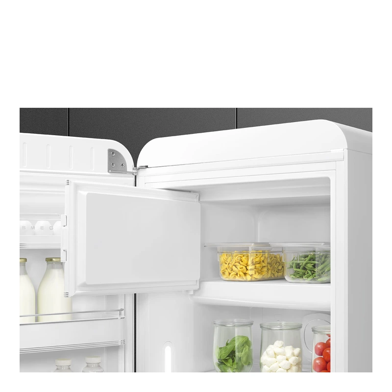 Smeg FAB28LWH6UK 50's Style Fridge with Icebox