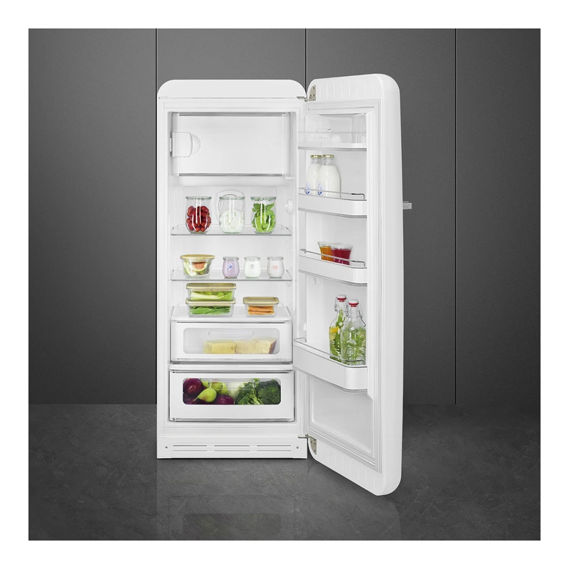 Smeg FAB28RWH6UK 50's Style Fridge with Icebox